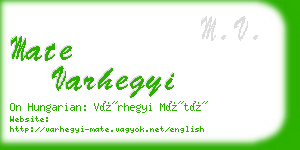 mate varhegyi business card